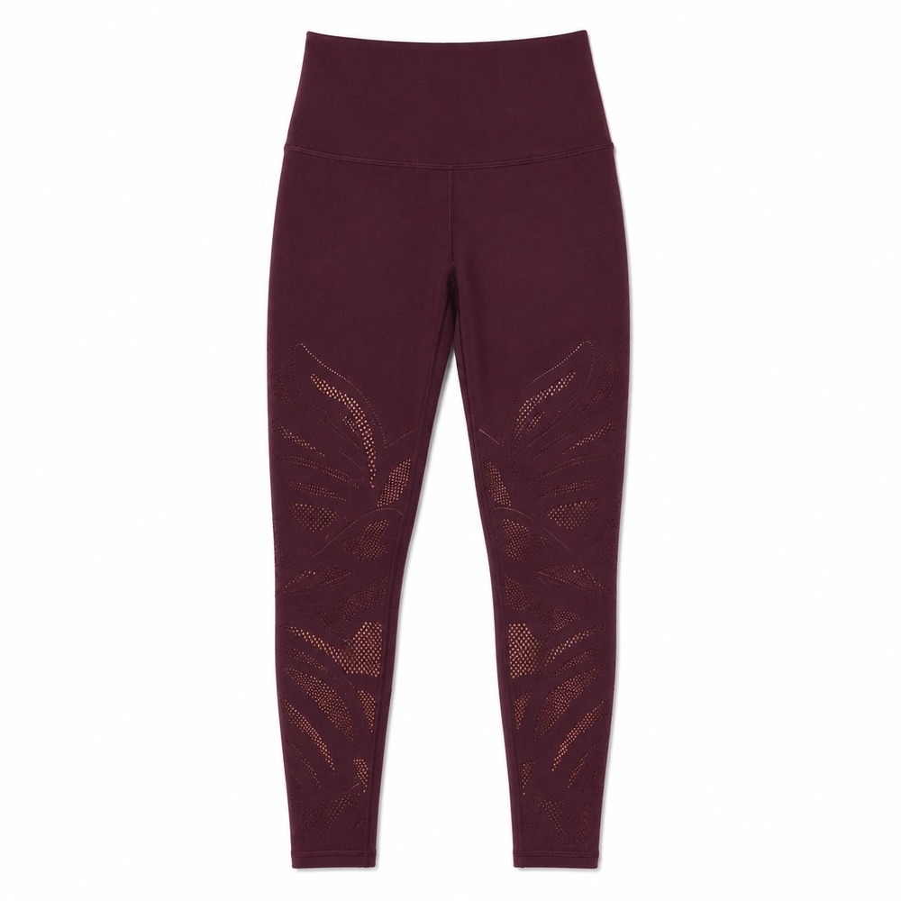 Lululemon Reveal Tight En Avant Dark Adobe Leggings Size 4